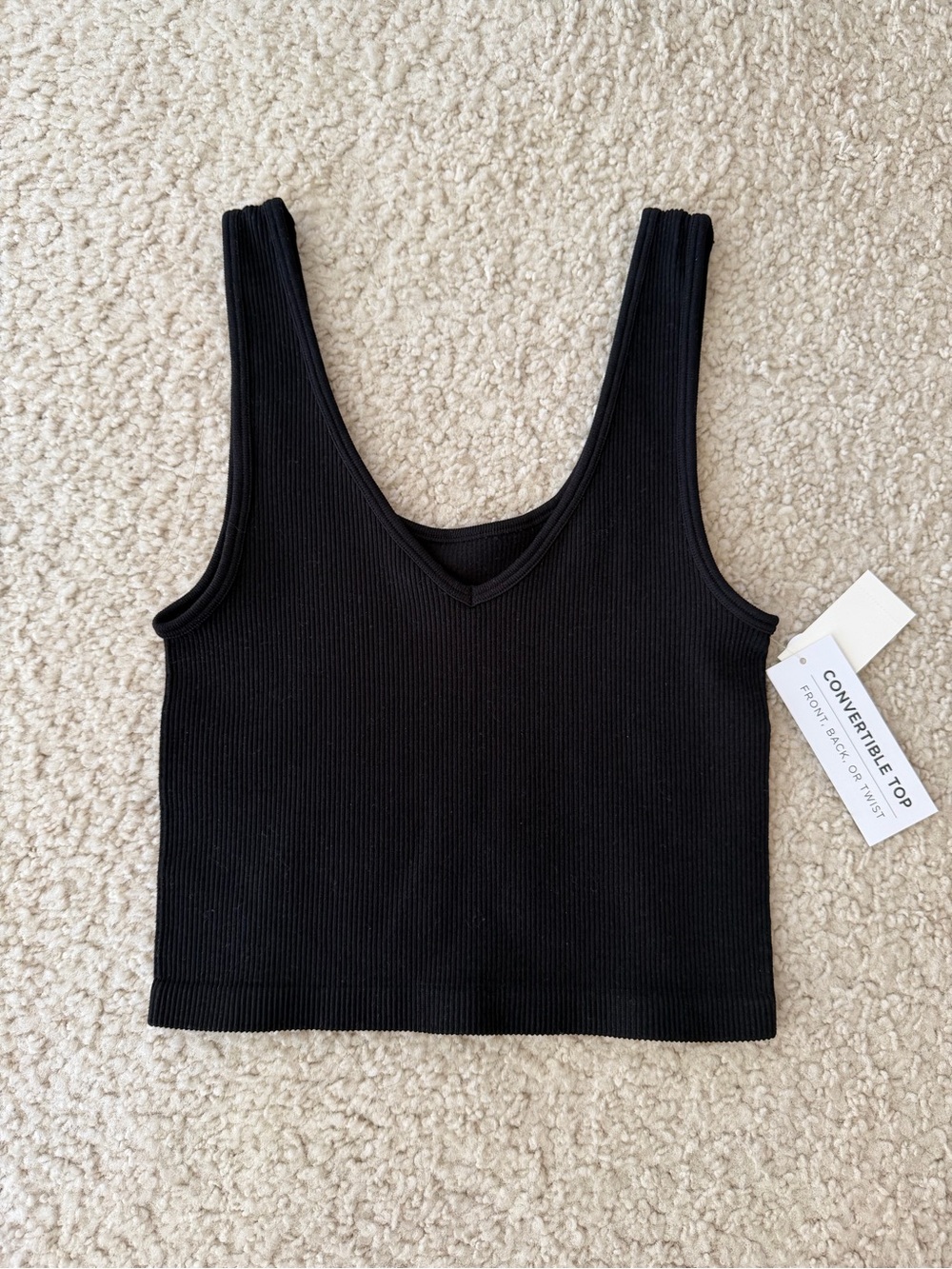 aeropostale wear 3 ways seamless convertible cropped tank